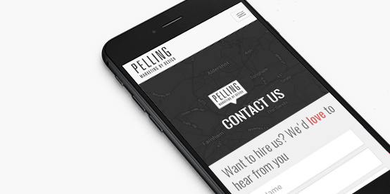 Mobile responsive website design